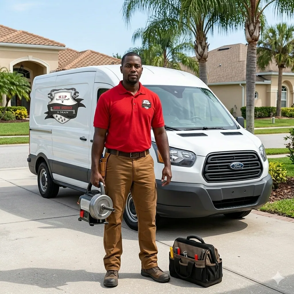 Licensed plumber from H.I.P. Home Service & Drain in Dade City, FL